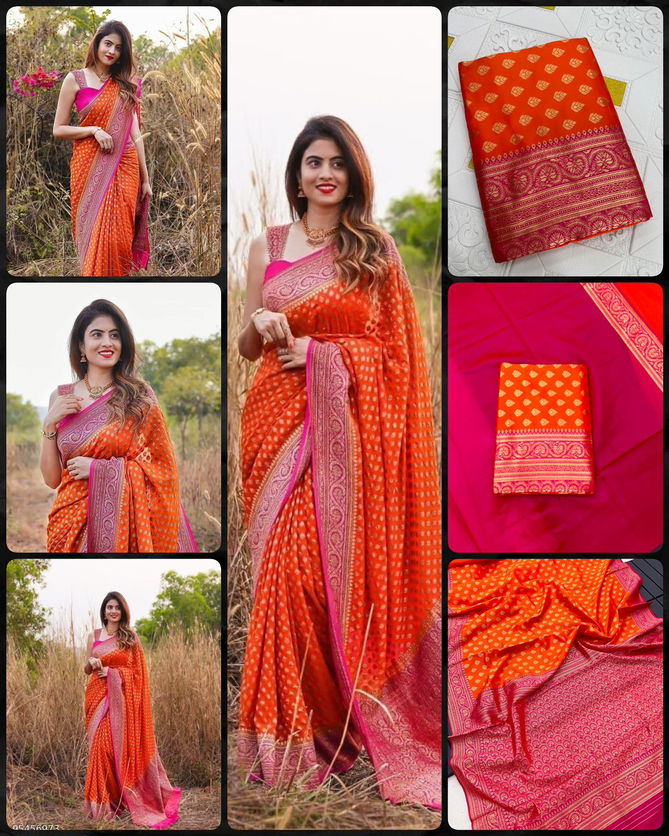 Premvati By Aab Designer Soft Lichi Silk Saree Suppliers In India